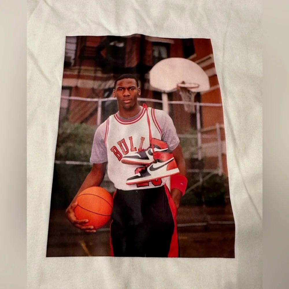 Jordan Photo Tee - White with Photo Graphic - NWT - Size XXL